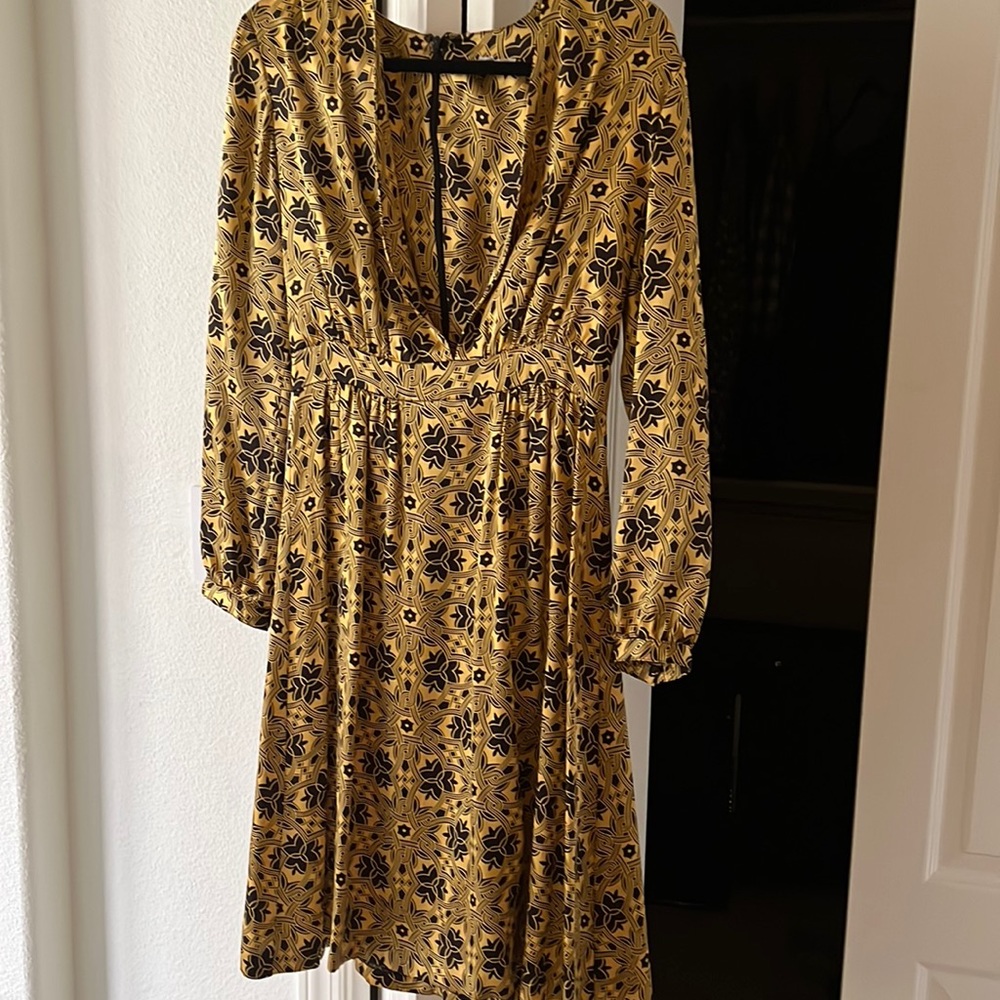Beautiful Nieves Lavi 100% silk dress size 4